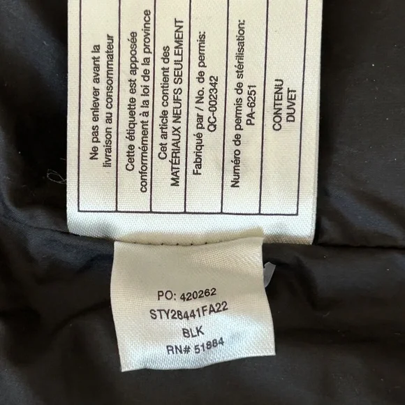 Patagonia Down With It Parka, Black, Women's M, knee-length down, like new - Picture 6 of 9